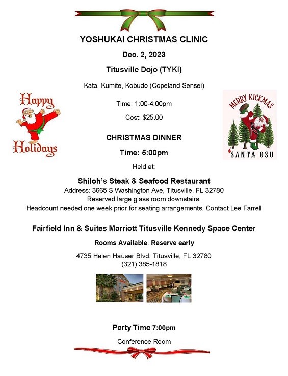 Titusville: 2023 December Seminar and Christmas Party